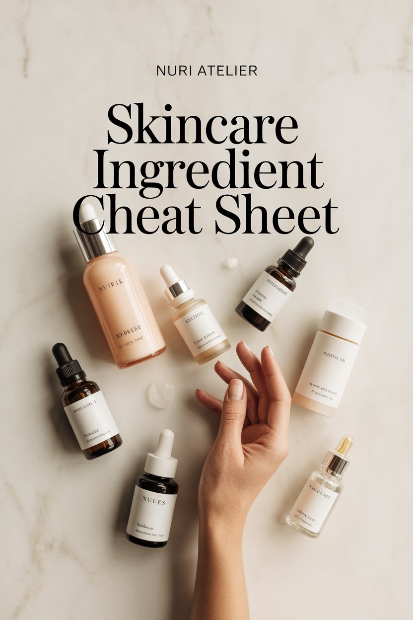 Skincare Ingredient Cheat Sheet PDF